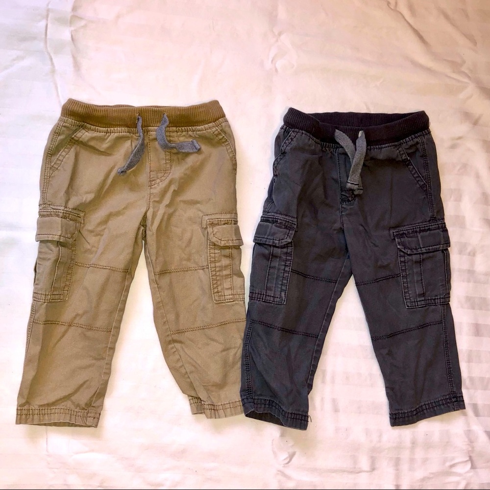 Carter’s Pull-On Cargo Pants Bundle 18 mo